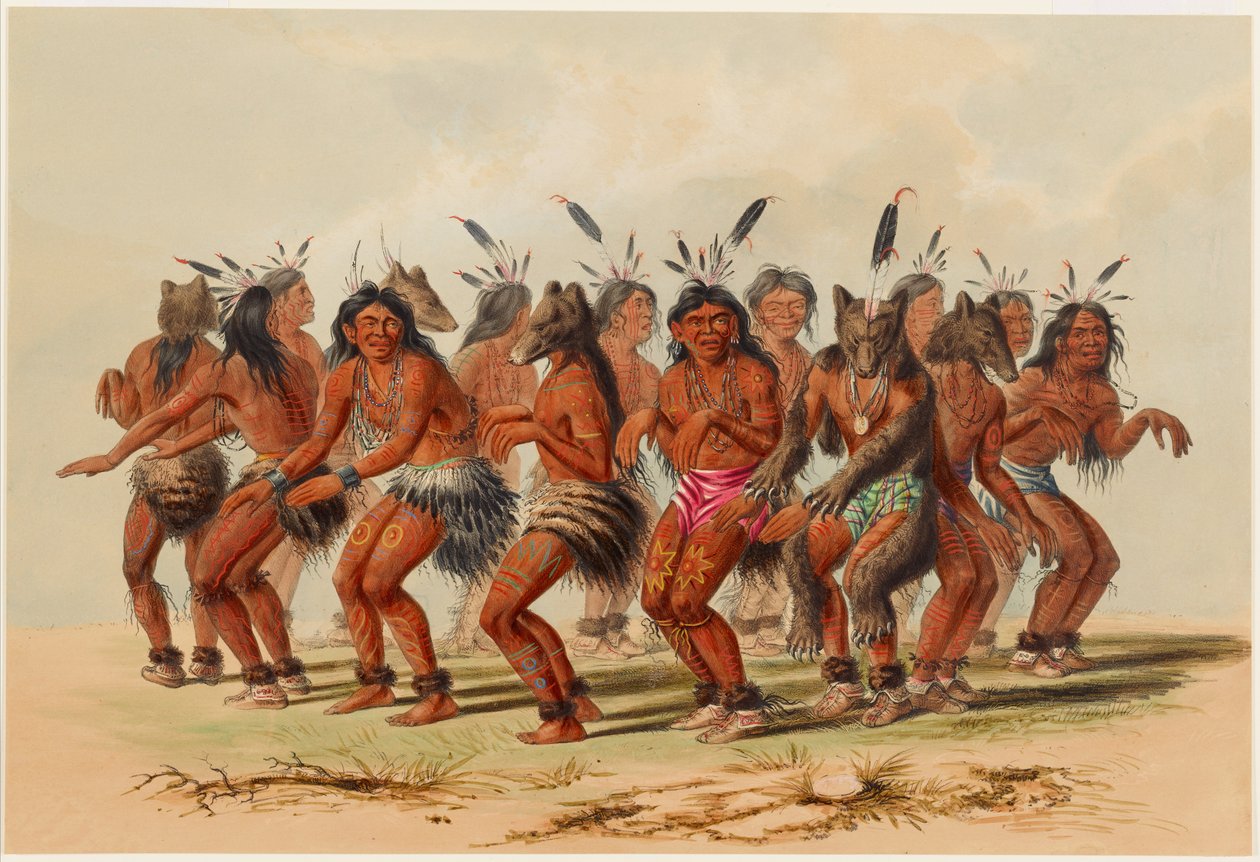 A medvetánc alkotó: George Catlin
