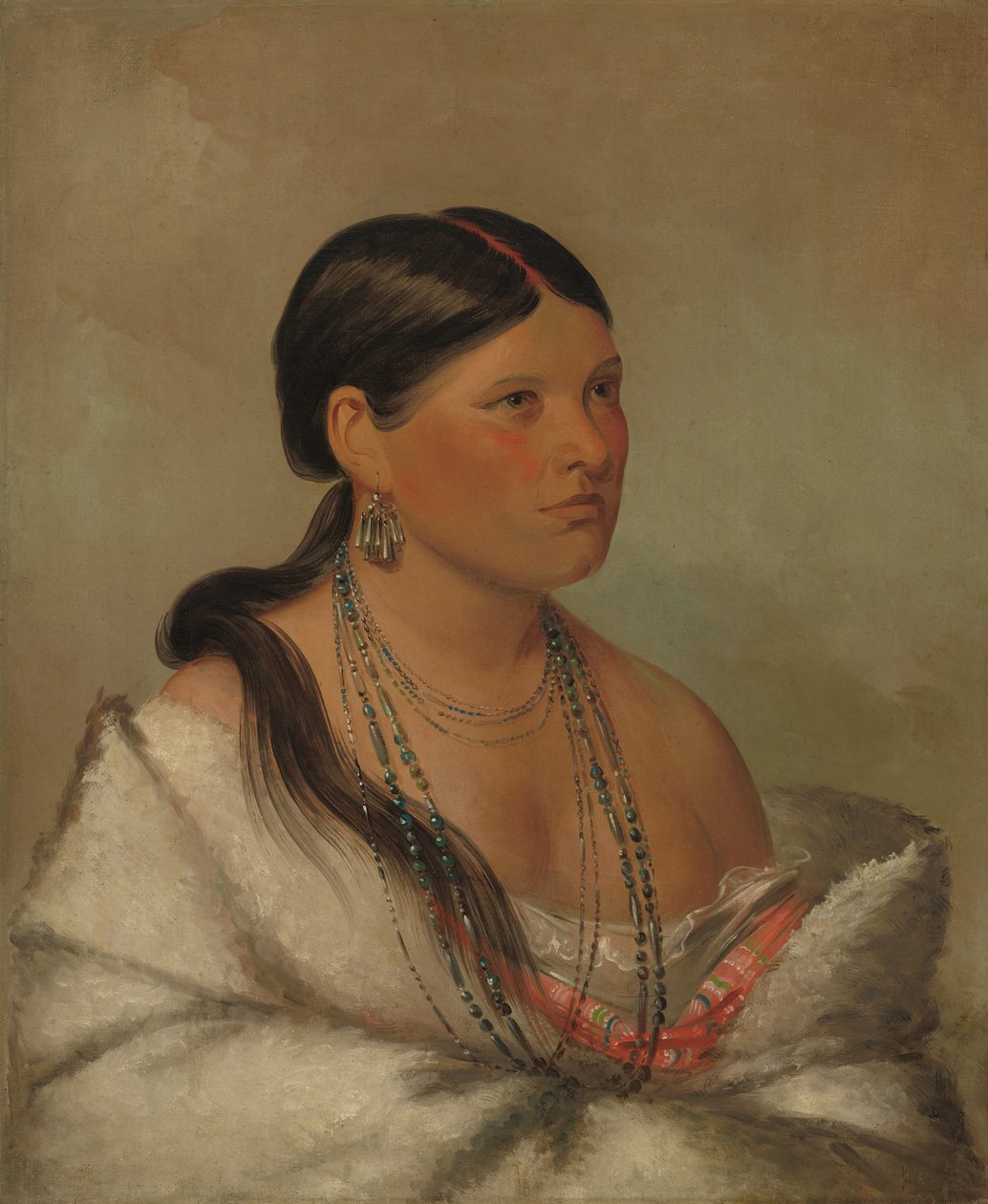 A nőstény sas - Shawano alkotó: George Catlin