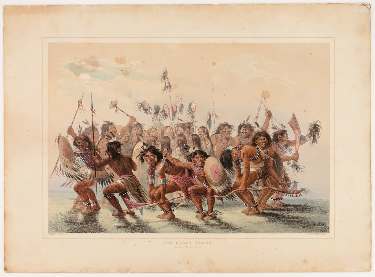 A fejbőr tánca alkotó: George Catlin