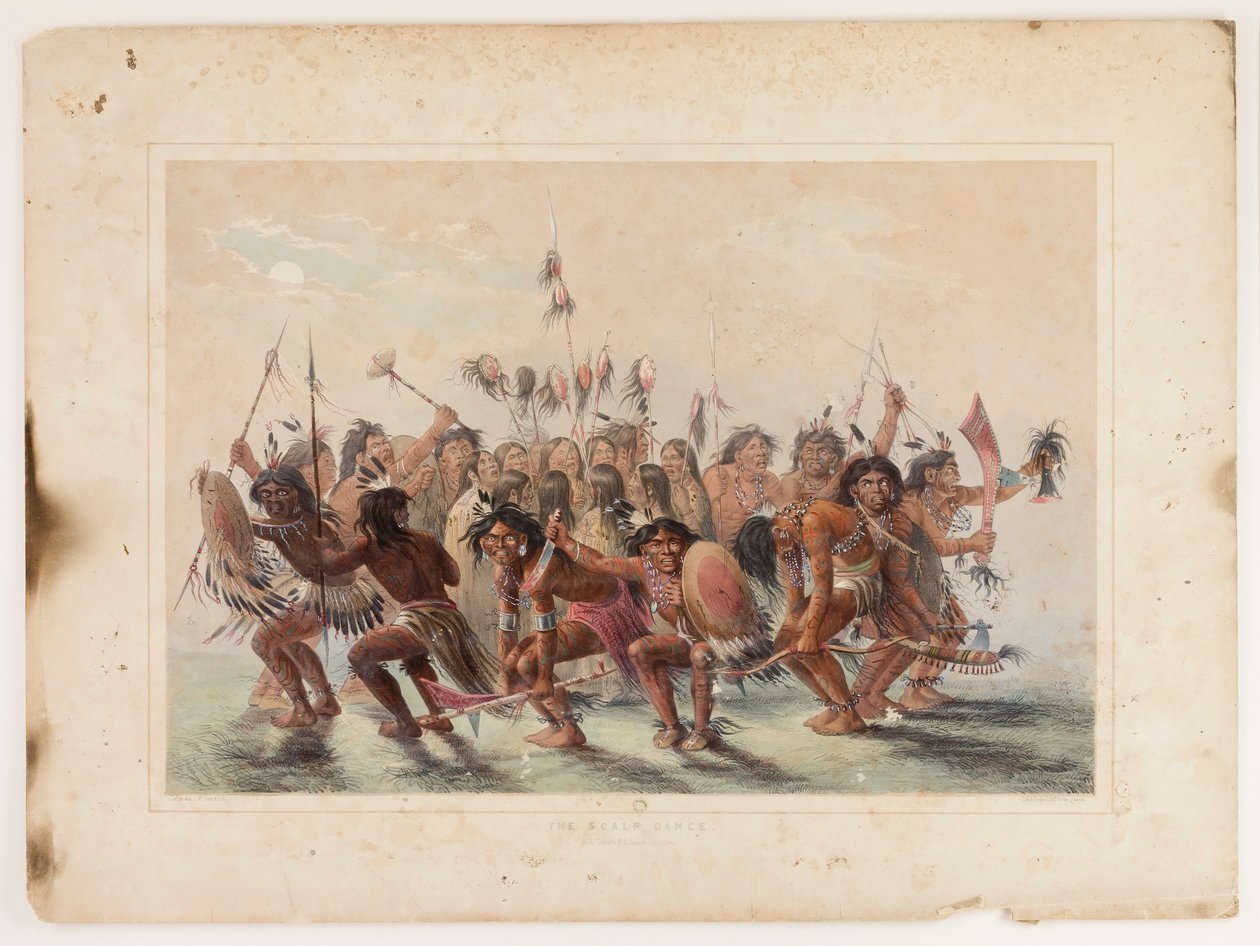 A fejbőr tánca alkotó: George Catlin