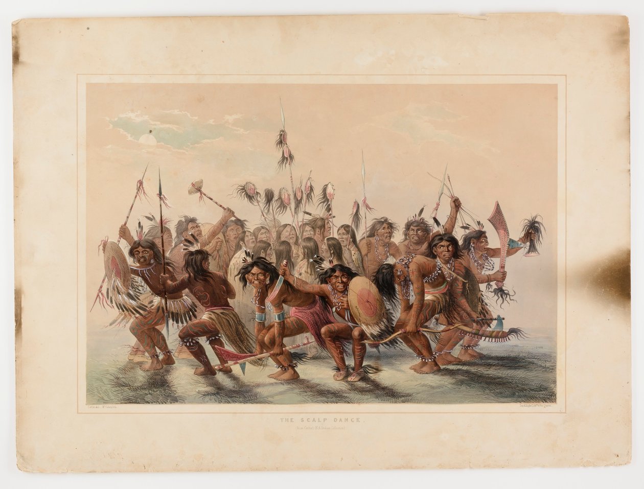 A fejbőr tánca alkotó: George Catlin