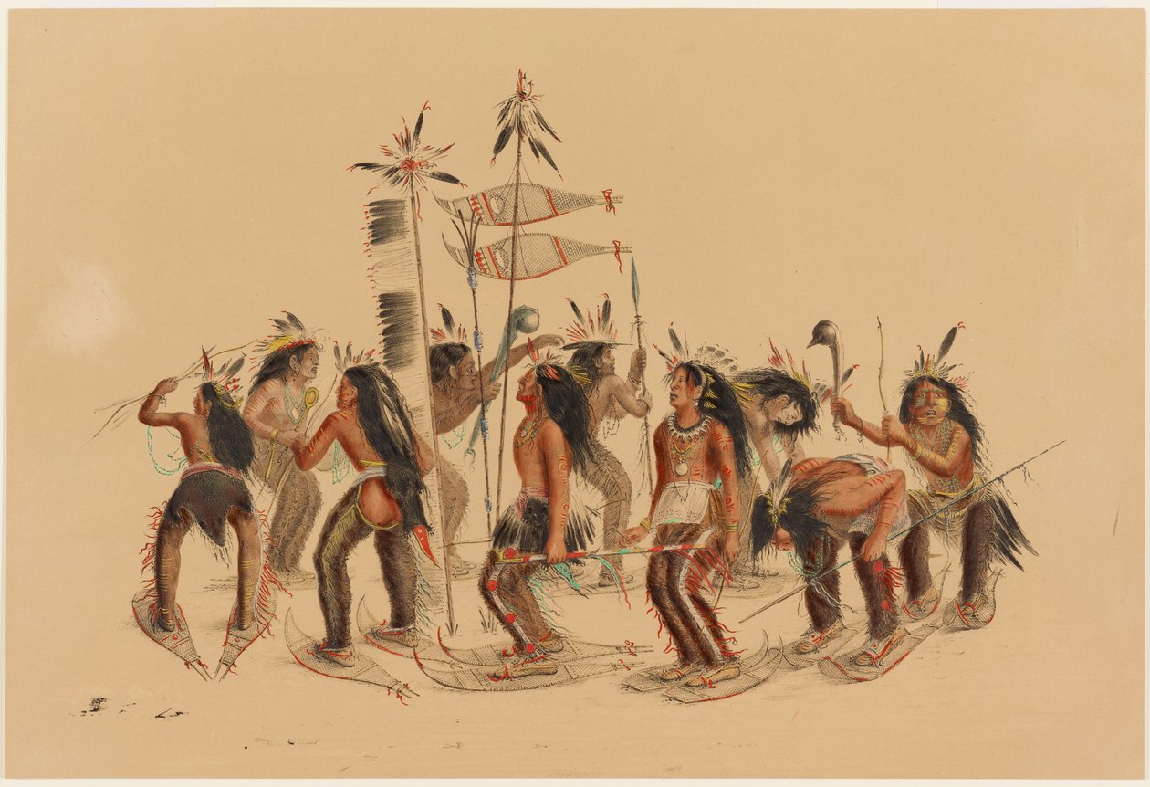 A hótalpas tánc alkotó: George Catlin