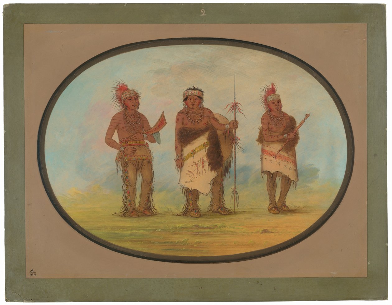 Három iowai indián alkotó: George Catlin