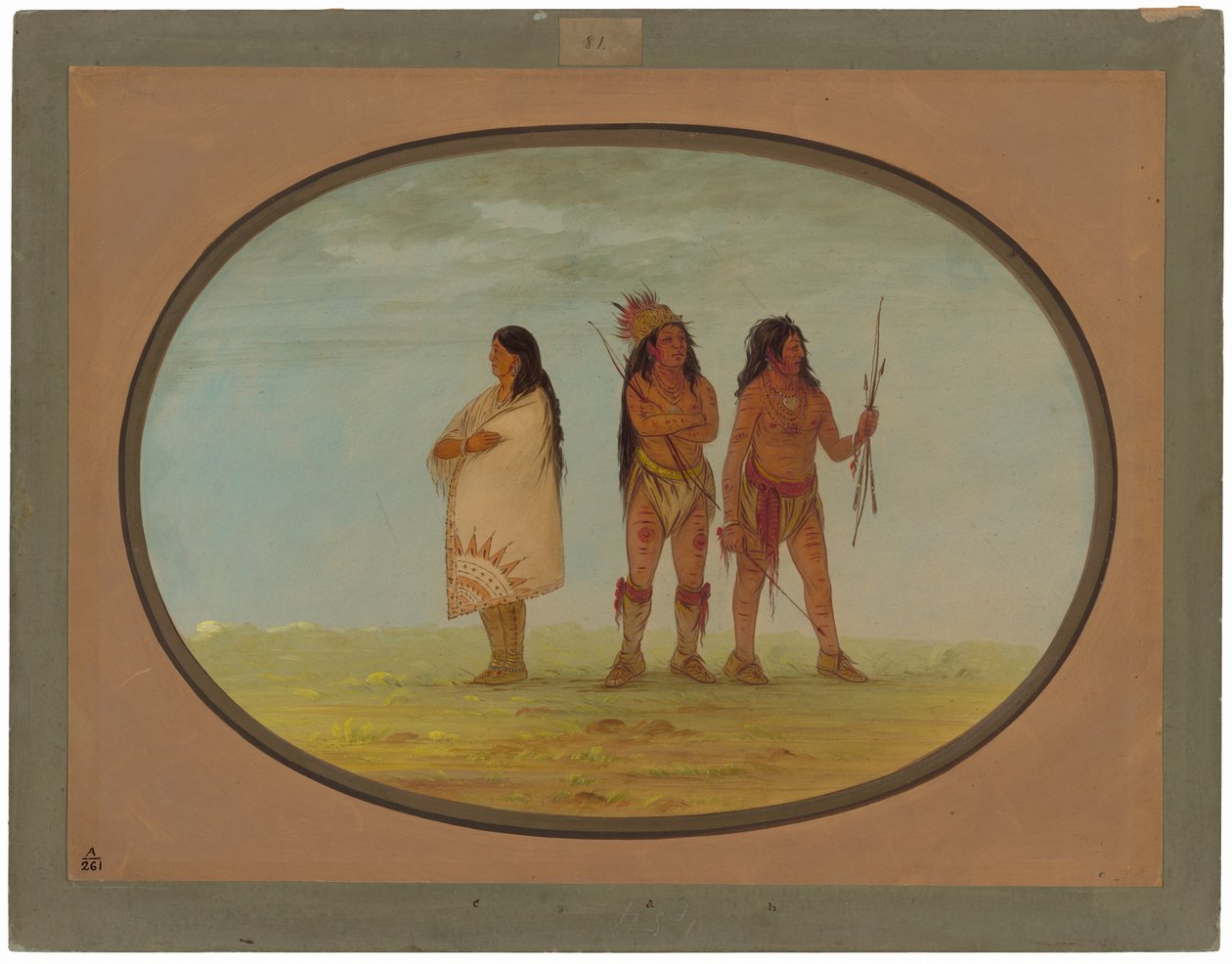 Három navahó indián alkotó: George Catlin