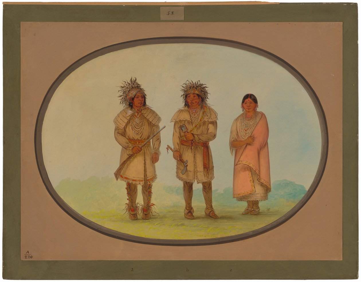 Három peoriai indián alkotó: George Catlin
