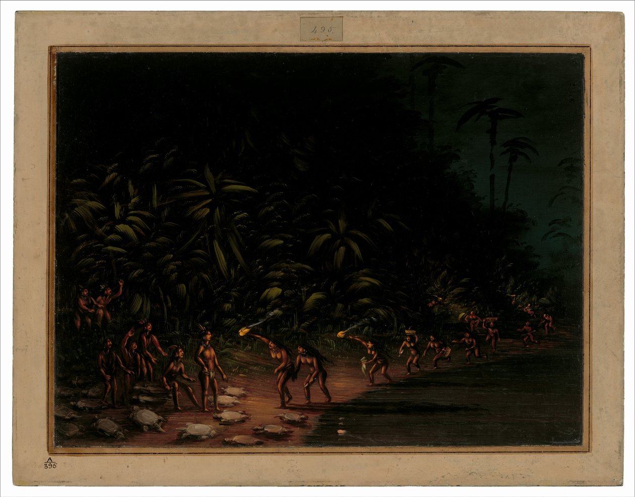 Teknősvadászat, 18541869. alkotó: George Catlin
