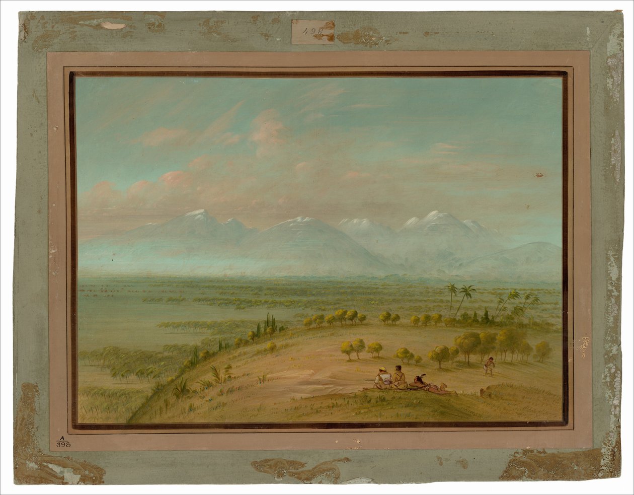 Kilátás a Pampa del Sacramentóra alkotó: George Catlin