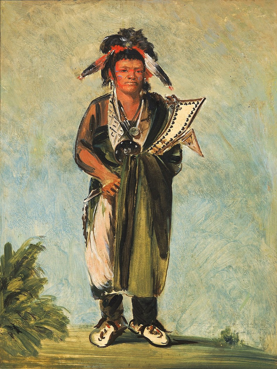 Wah-kón-ze-kaw, A kígyó alkotó: George Catlin