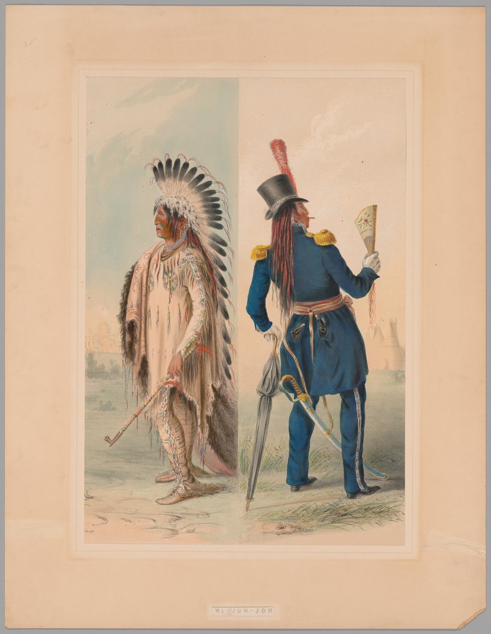 Wi-Jun-Jon - A galambtojás feje Washingtonba megy: Hazatérés az otthonába alkotó: George Catlin