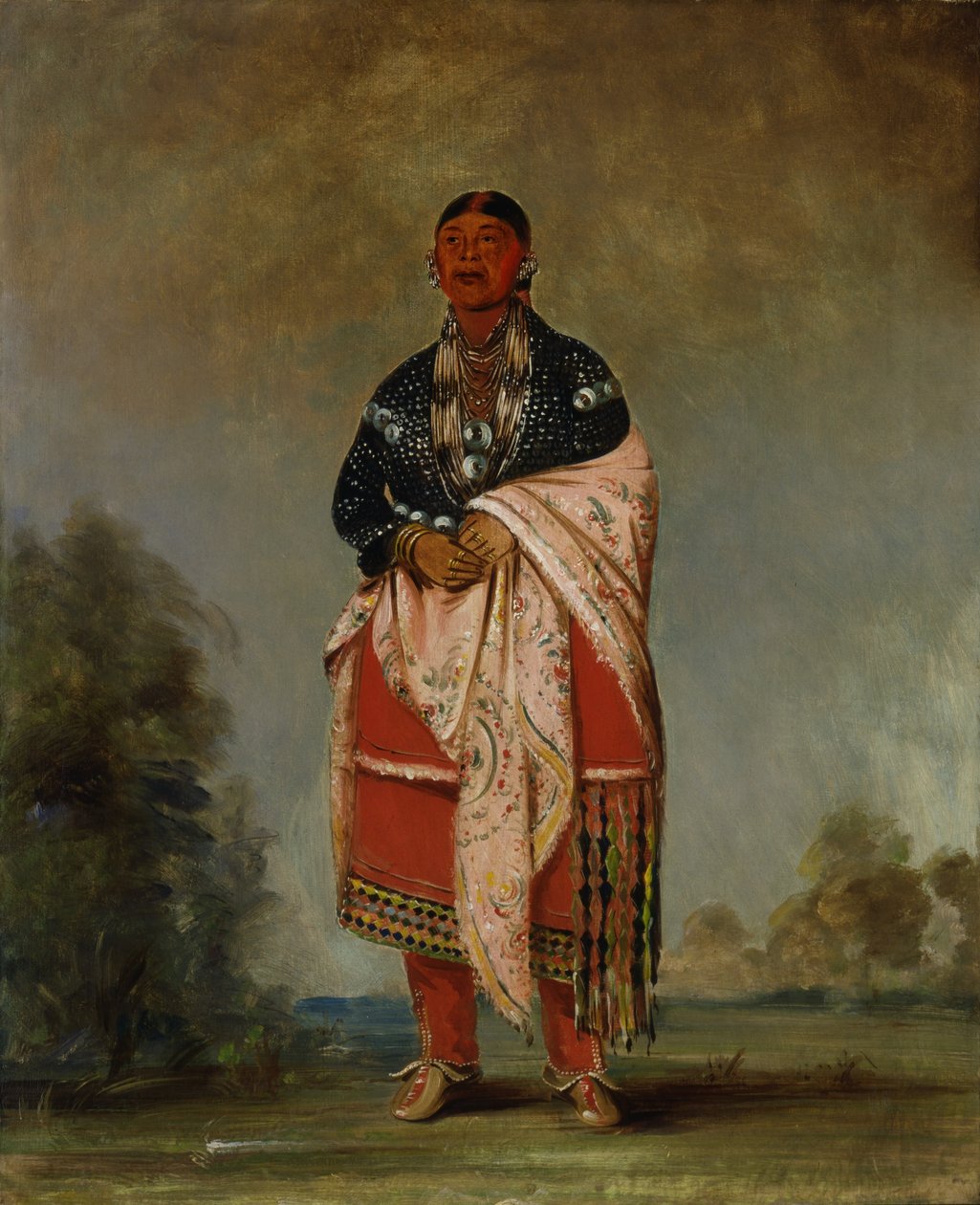 Kee-o-kúk felesége alkotó: George Catlin