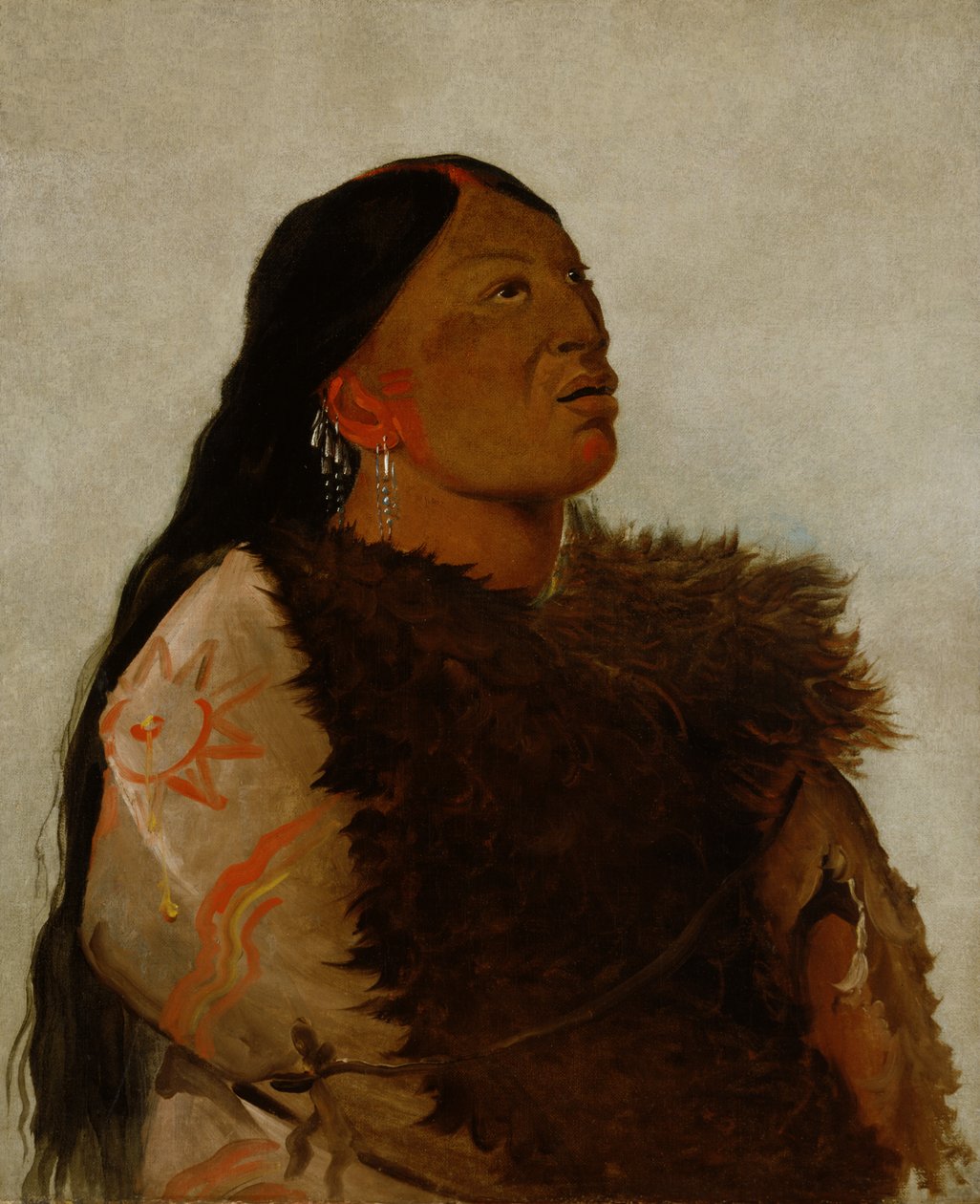 A Hatos felesége, 1832. alkotó: George Catlin