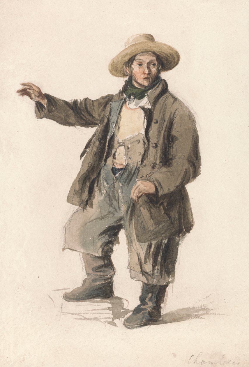 Halporter szalmakalapban alkotó: George Chambers