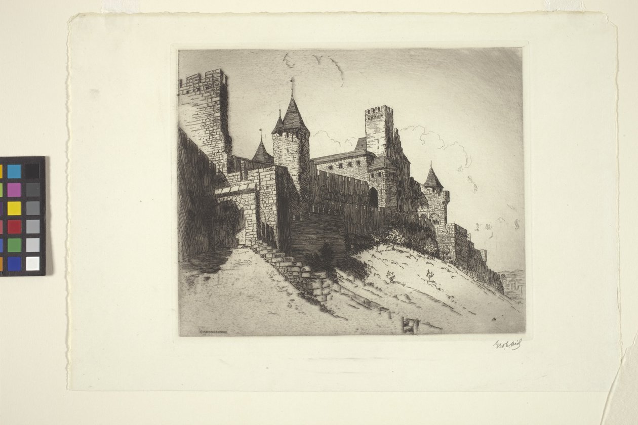 Carcassonne (tinta) alkotó: George Charles Aid