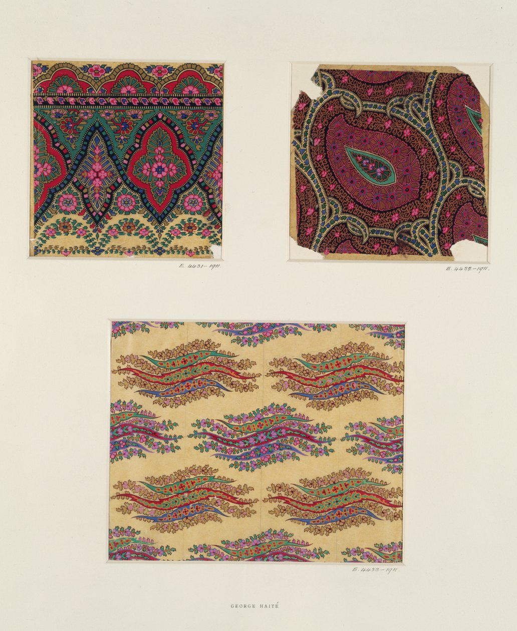 Fabric Designs for Paisley kendő, 1871 körül alkotó: George Charles Haite