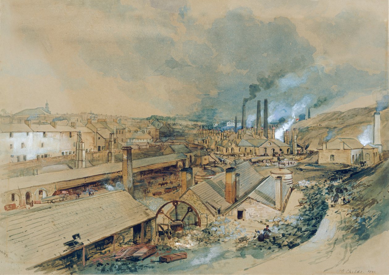 Dowlais vasmű alkotó: George Childs