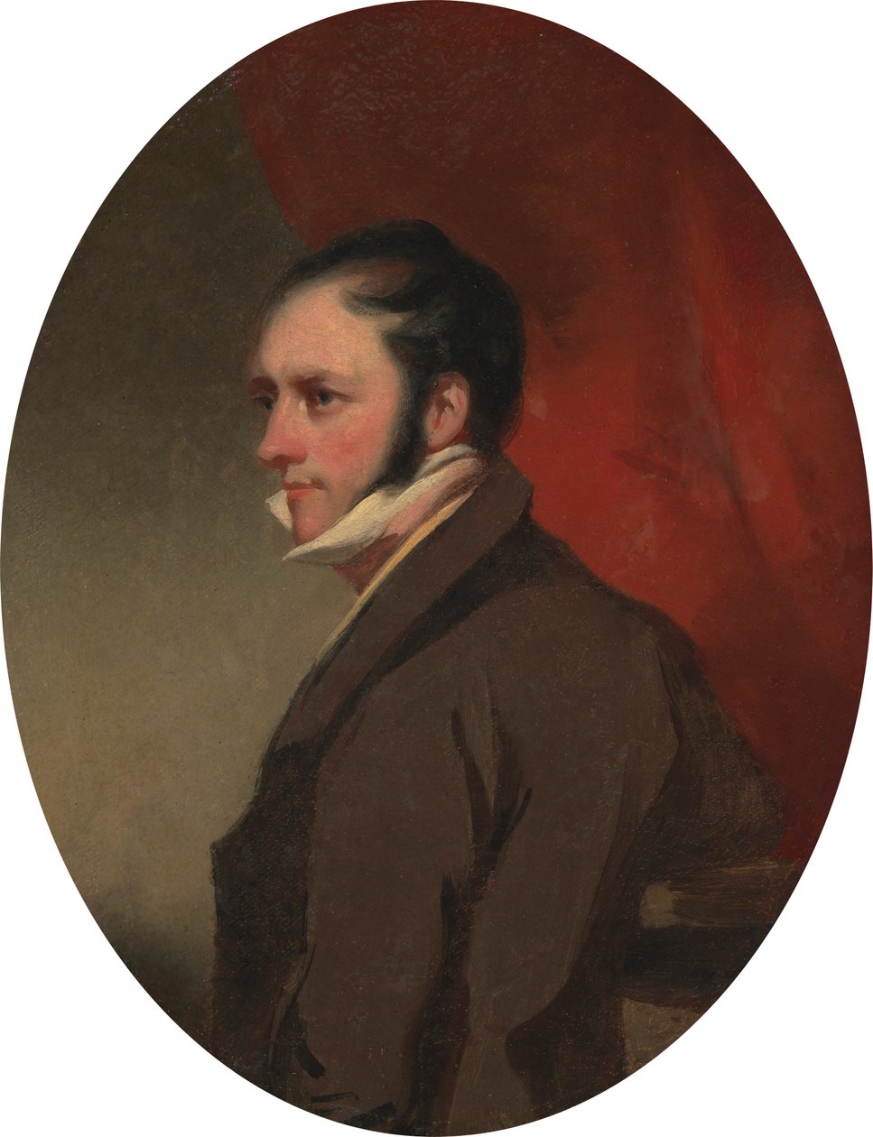Egy férfi, akit W. C. Hunternek hívnak alkotó: George Chinnery