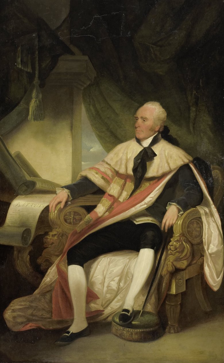 Gilbert Elliot, Minto 1. grófja (1751-1814), Brit India alkirálya és Holland Kelet-India főkormányzója (1812-1414) alkotó: George Chinnery