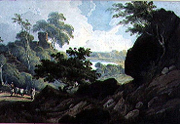 Midnapore közelében, Bengáliában alkotó: George Chinnery
