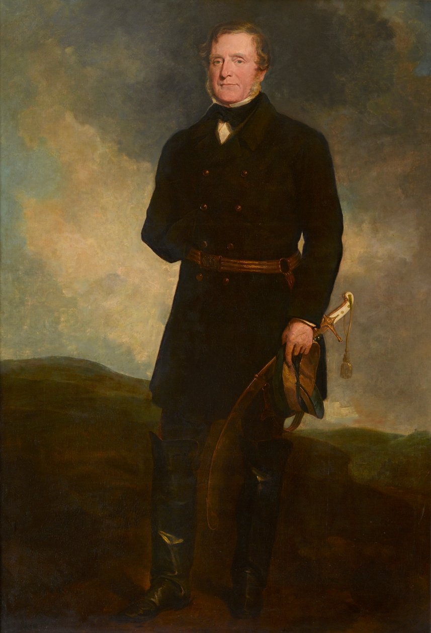 Fitzroy Somerset portréja alkotó: George Clark
