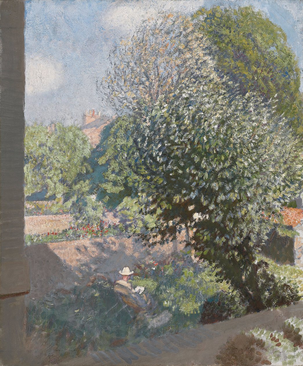 Egy árnyas sarok alkotó: George Clausen