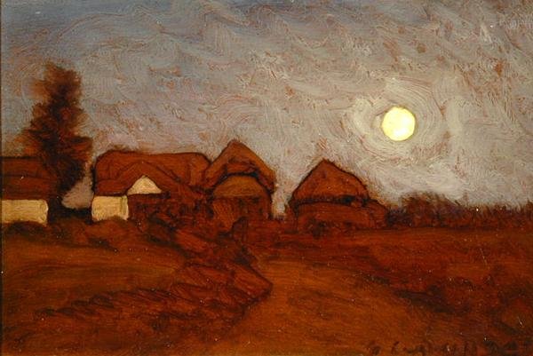 Tanya holdfényben alkotó: George Clausen