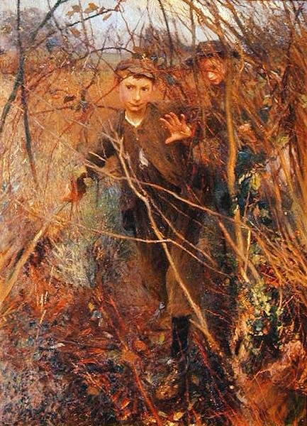Szakadék a sövényben alkotó: George Clausen