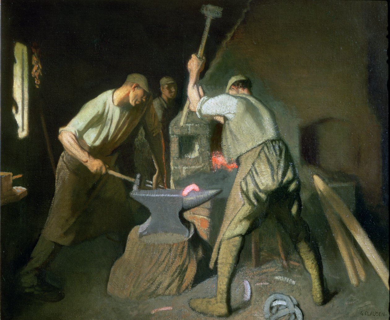 Kovácsunk alkotó: George Clausen
