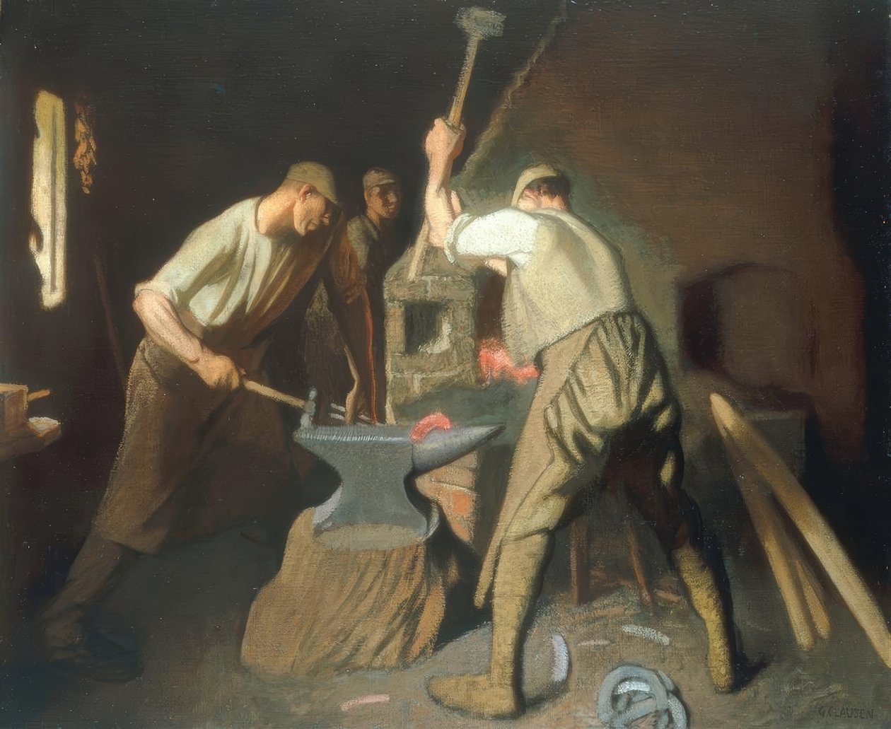 Kovácsunk alkotó: George Clausen