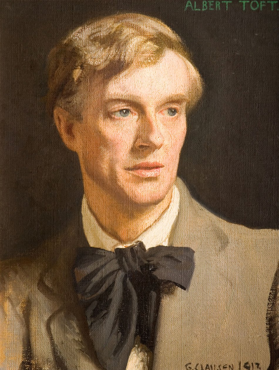 Albert Toft portréja 1862-1949, 1913. alkotó: George Clausen