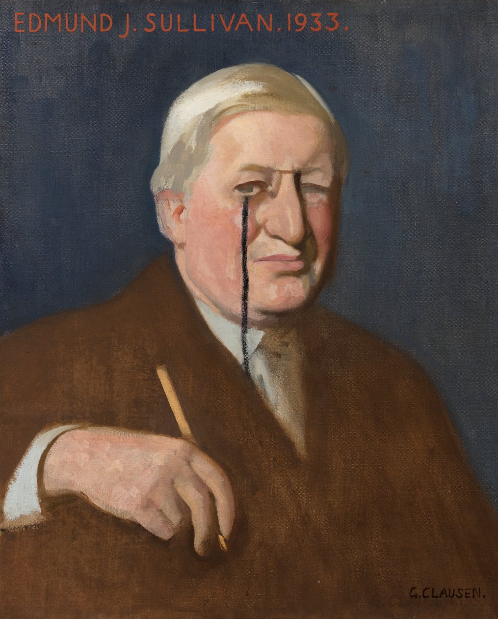 Edmund J. Sullivan portréja alkotó: George Clausen