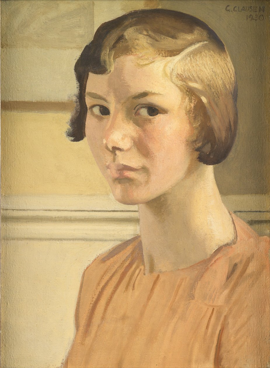 Elizabeth Clausen portréja alkotó: George Clausen