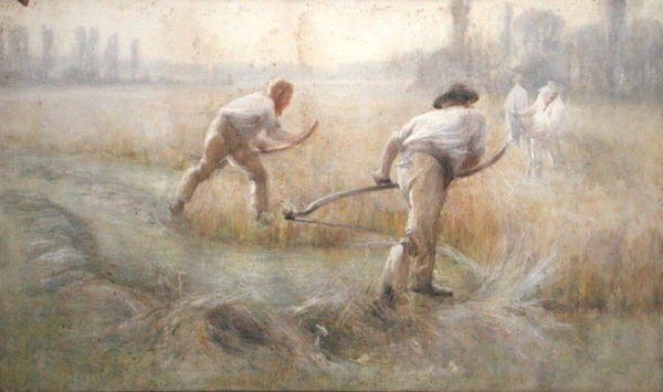 Kasza (akvarell papíron) alkotó: George Clausen