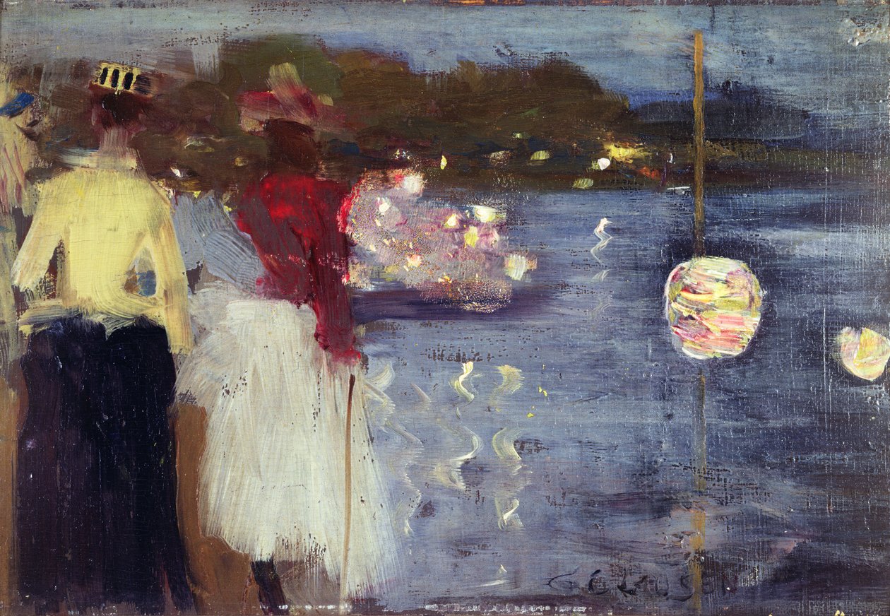 Marlow Regatta szuvenírje (olaj a panelen) alkotó: George Clausen