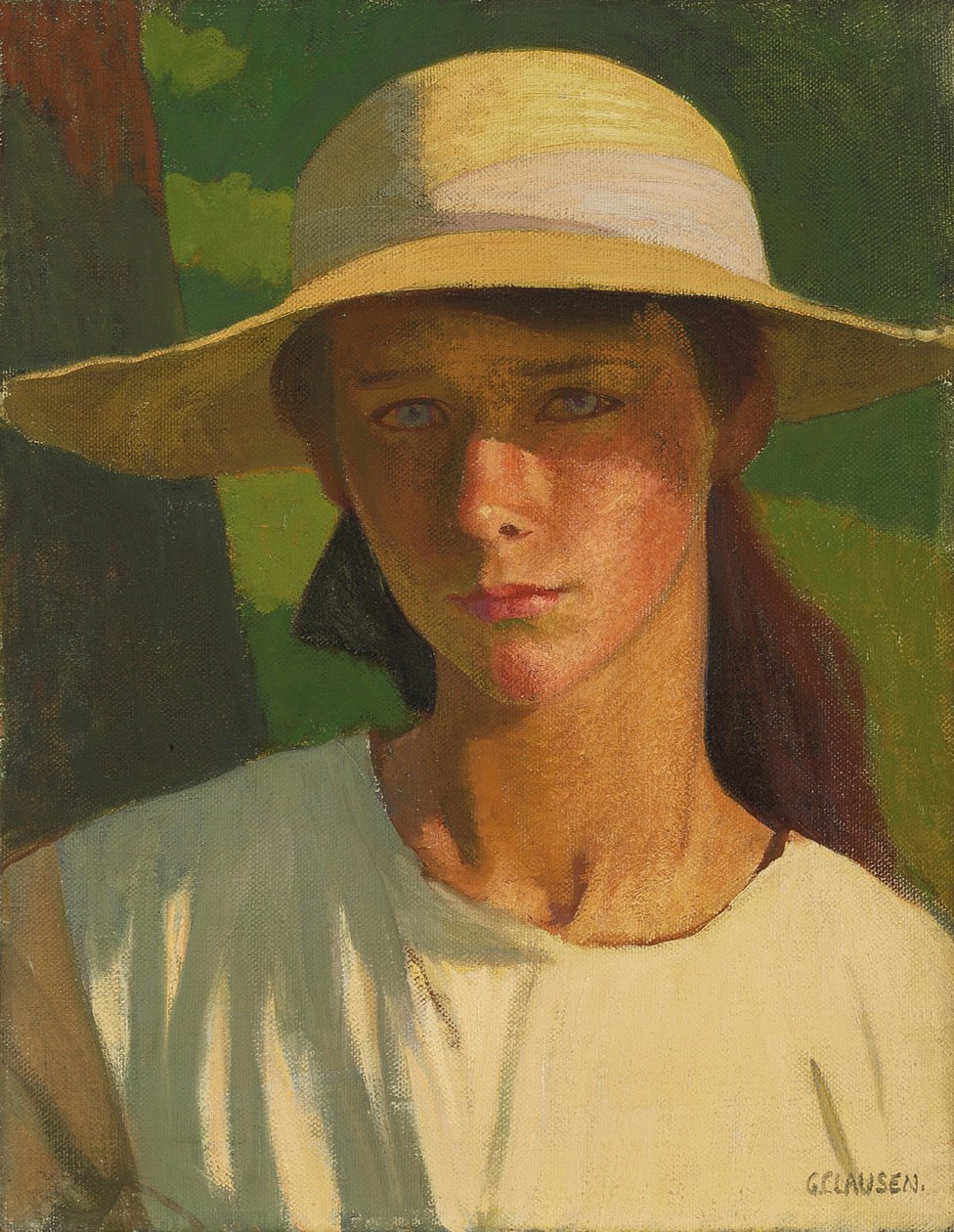 The Nut Brown Maid (olaj, vászon) alkotó: George Clausen