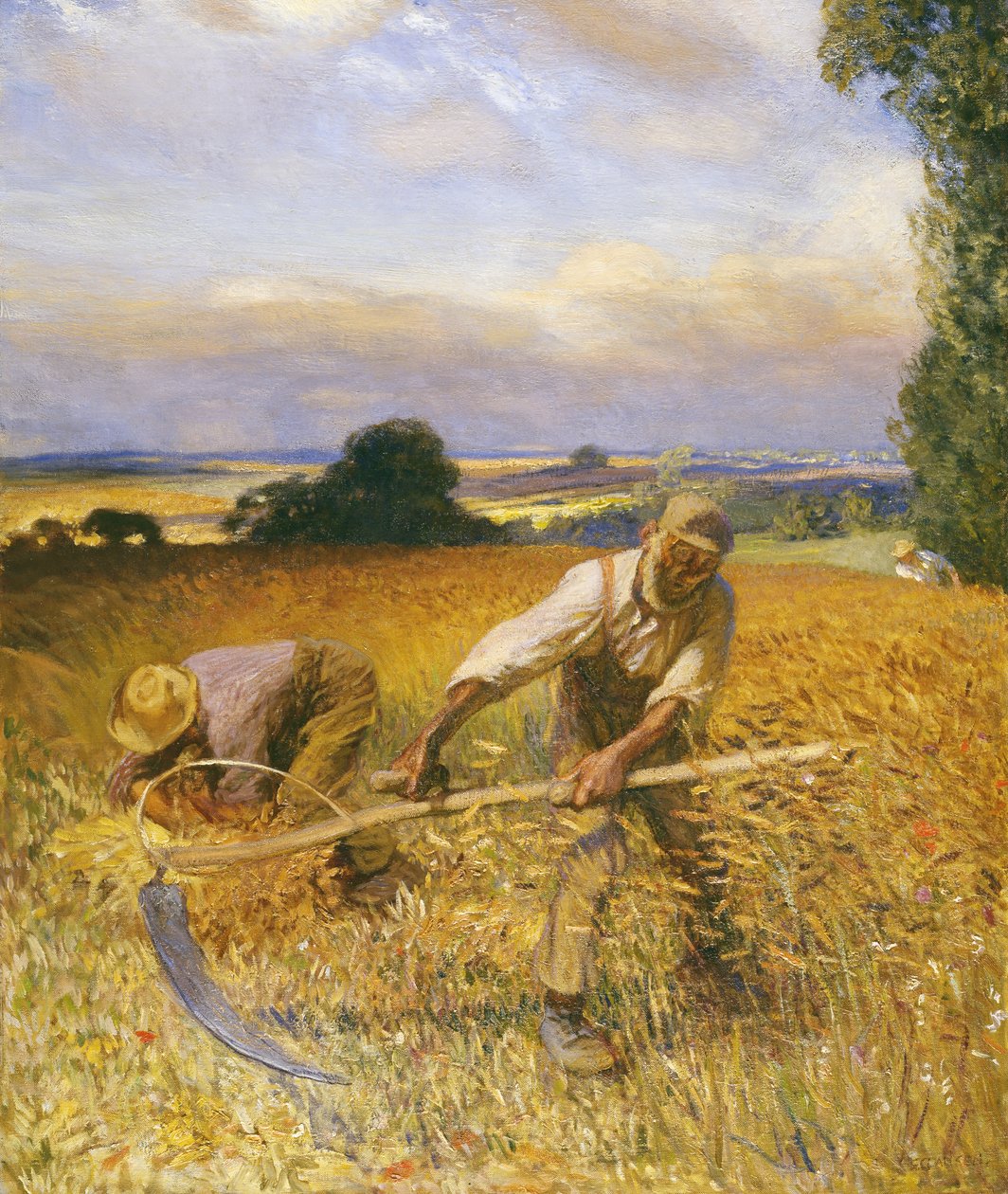 Az Öreg Kaszás alkotó: George Clausen