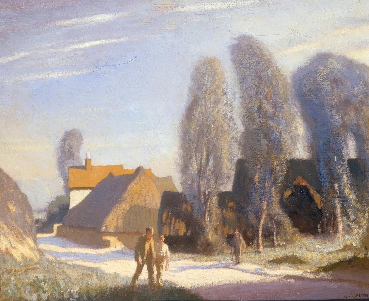 Az út menti farm alkotó: George Clausen
