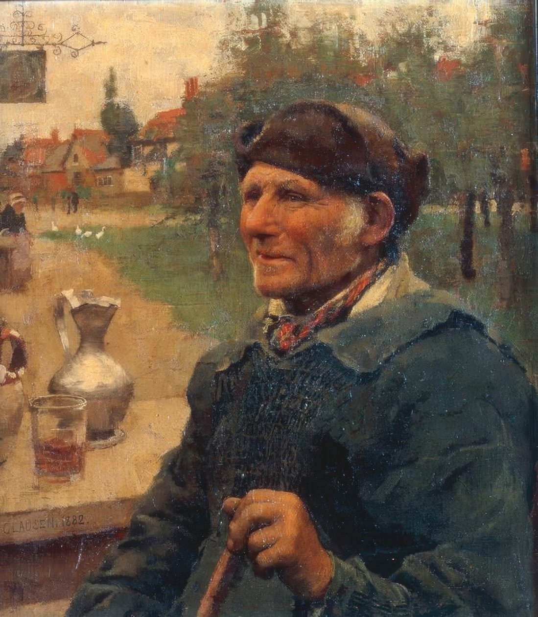 The Villager alkotó: George Clausen