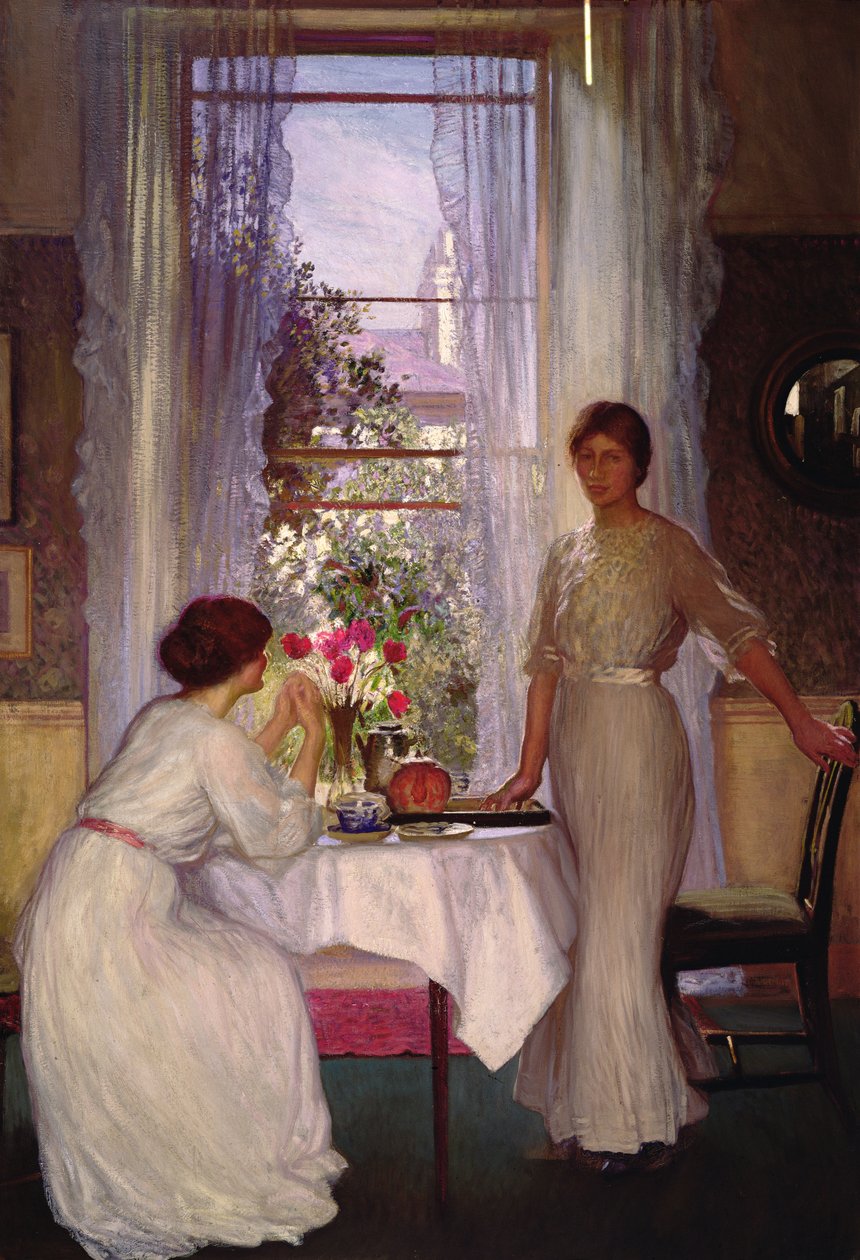 Az ablak (olaj, vászon) alkotó: George Clausen