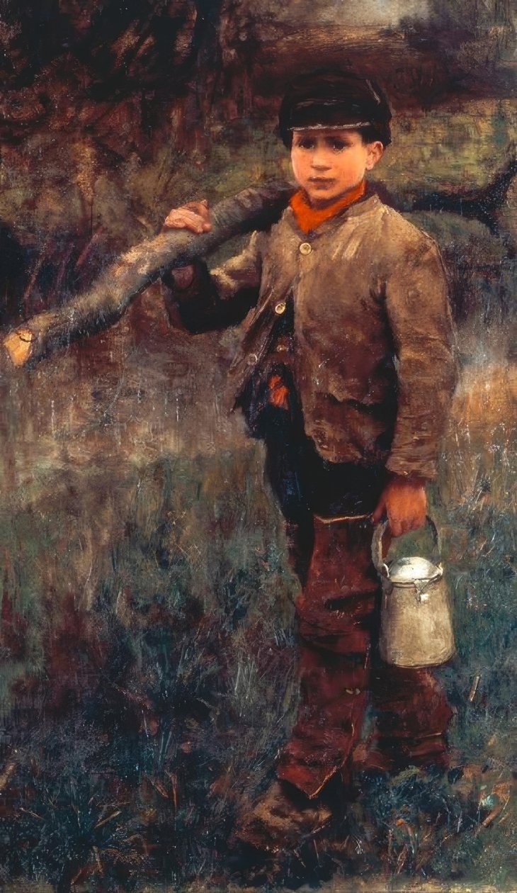 The Woodman’s Boy alkotó: George Clausen