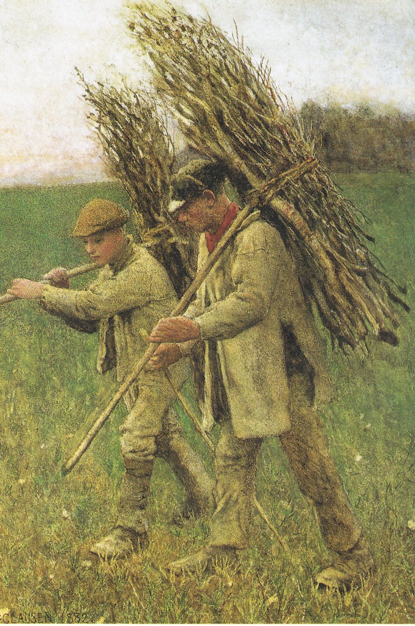 Visszatérés a mezőkről alkotó: George Clausen