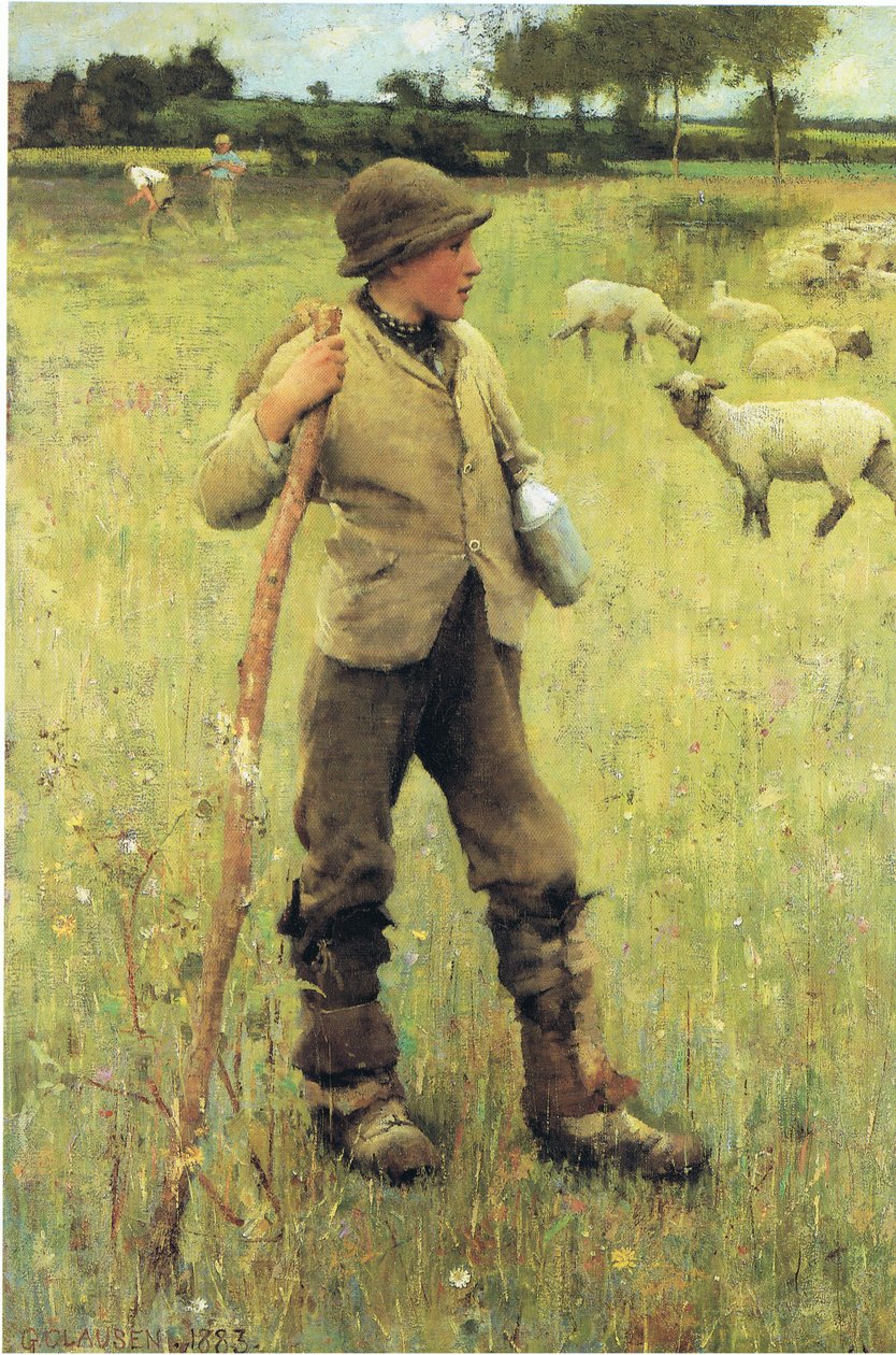 A pásztorfiú alkotó: George Clausen