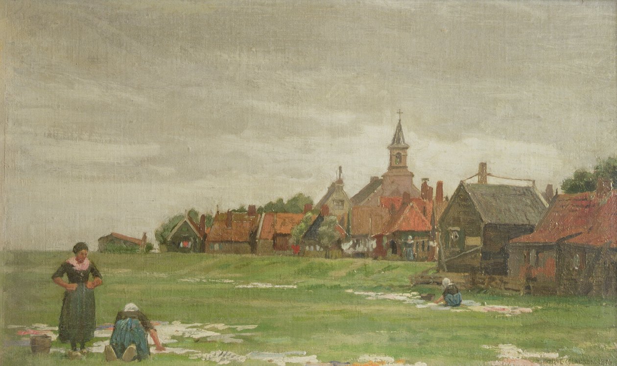 Mosónők, Hollandia, 1876 (tábla) alkotó: George Clausen