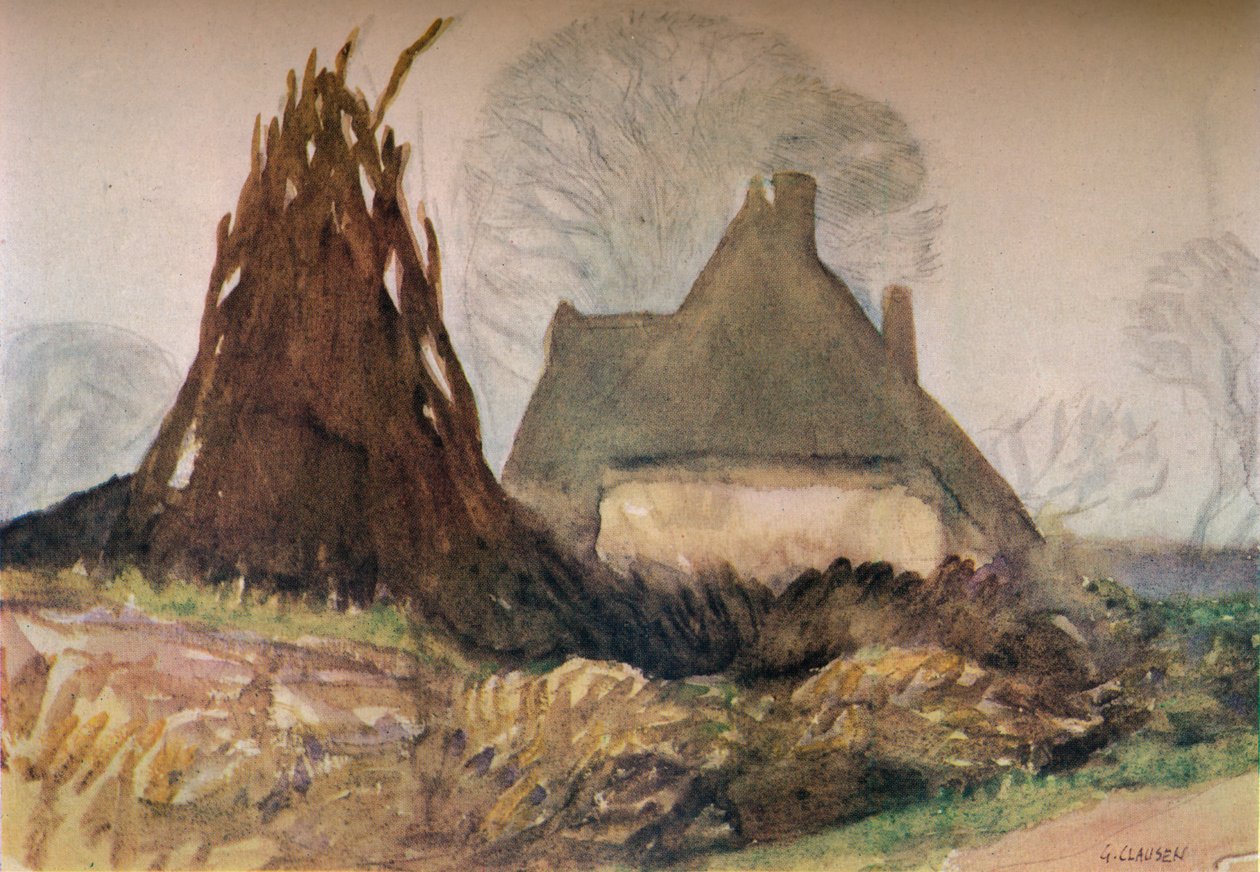 Woodmans Cottage, 20. század 1931 alkotó: George Clausen