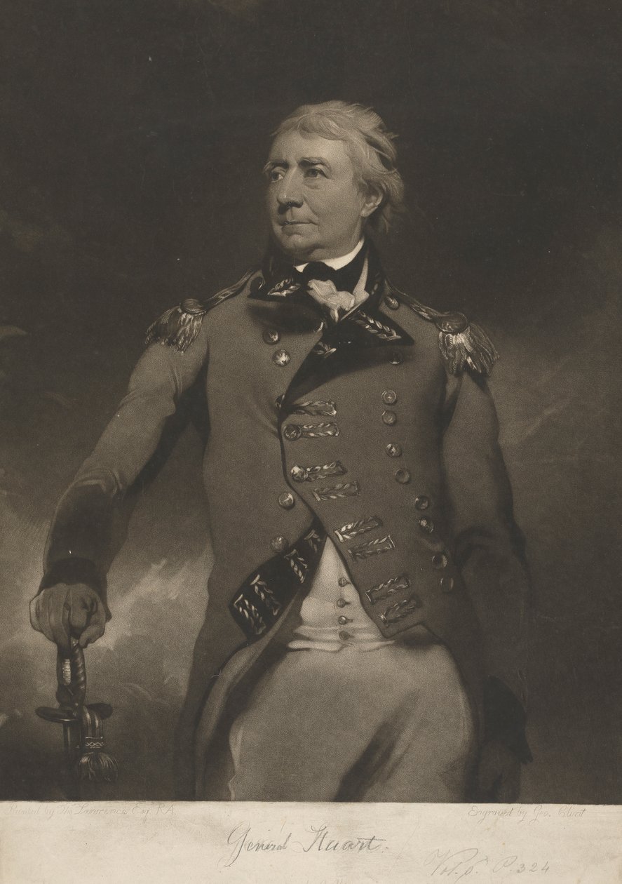 James Stuart tábornok alkotó: George Clint