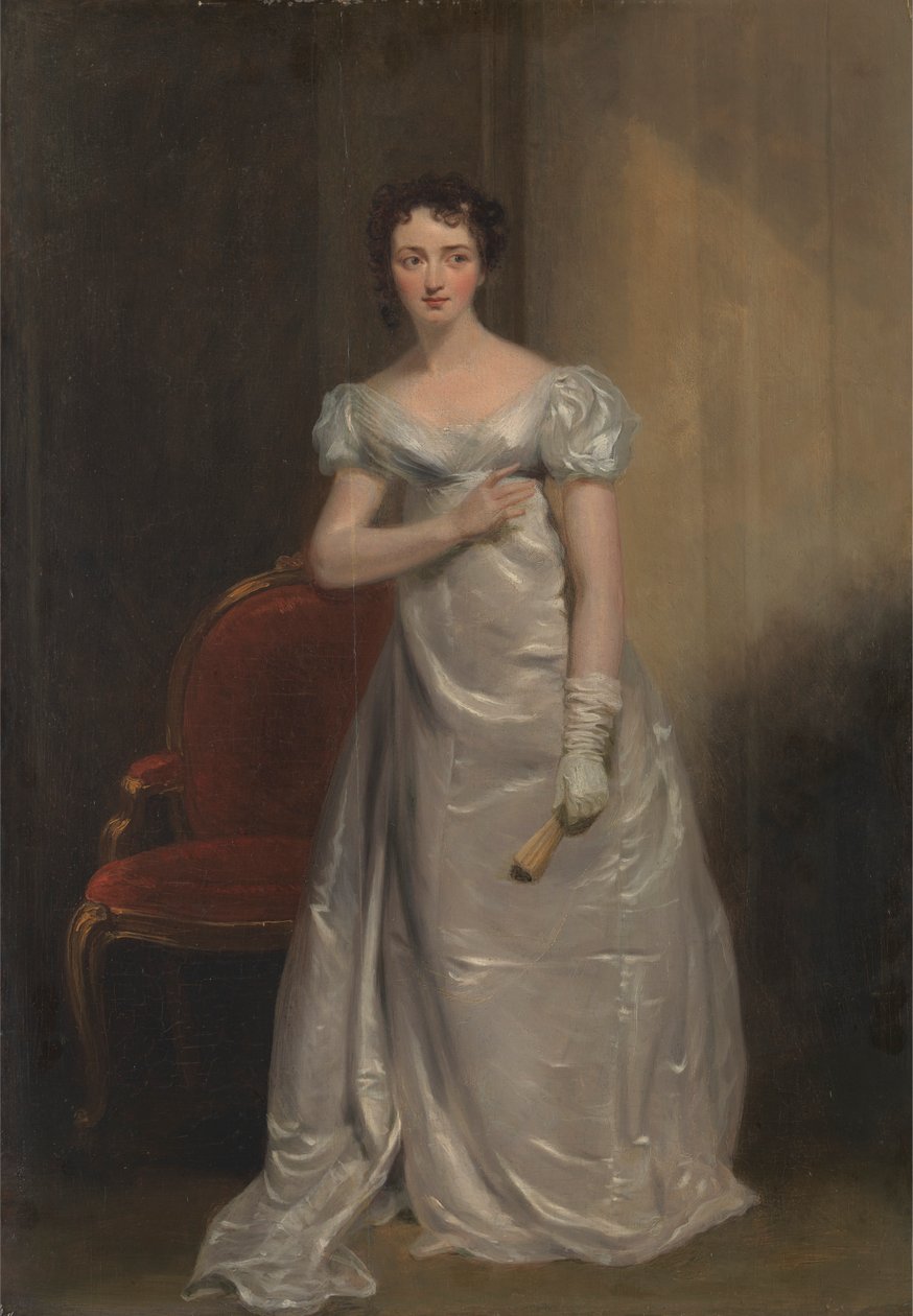 Harriet Smithson Miss Dorillon szerepében Elizabeth Inchbald "Feleségek, ahogy voltak, és szolgálólányok, ahogy vannak" című filmjében alkotó: George Clint