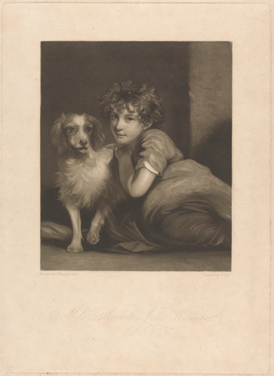 Miss Arabella Jane Wilmot alkotó: George Clint