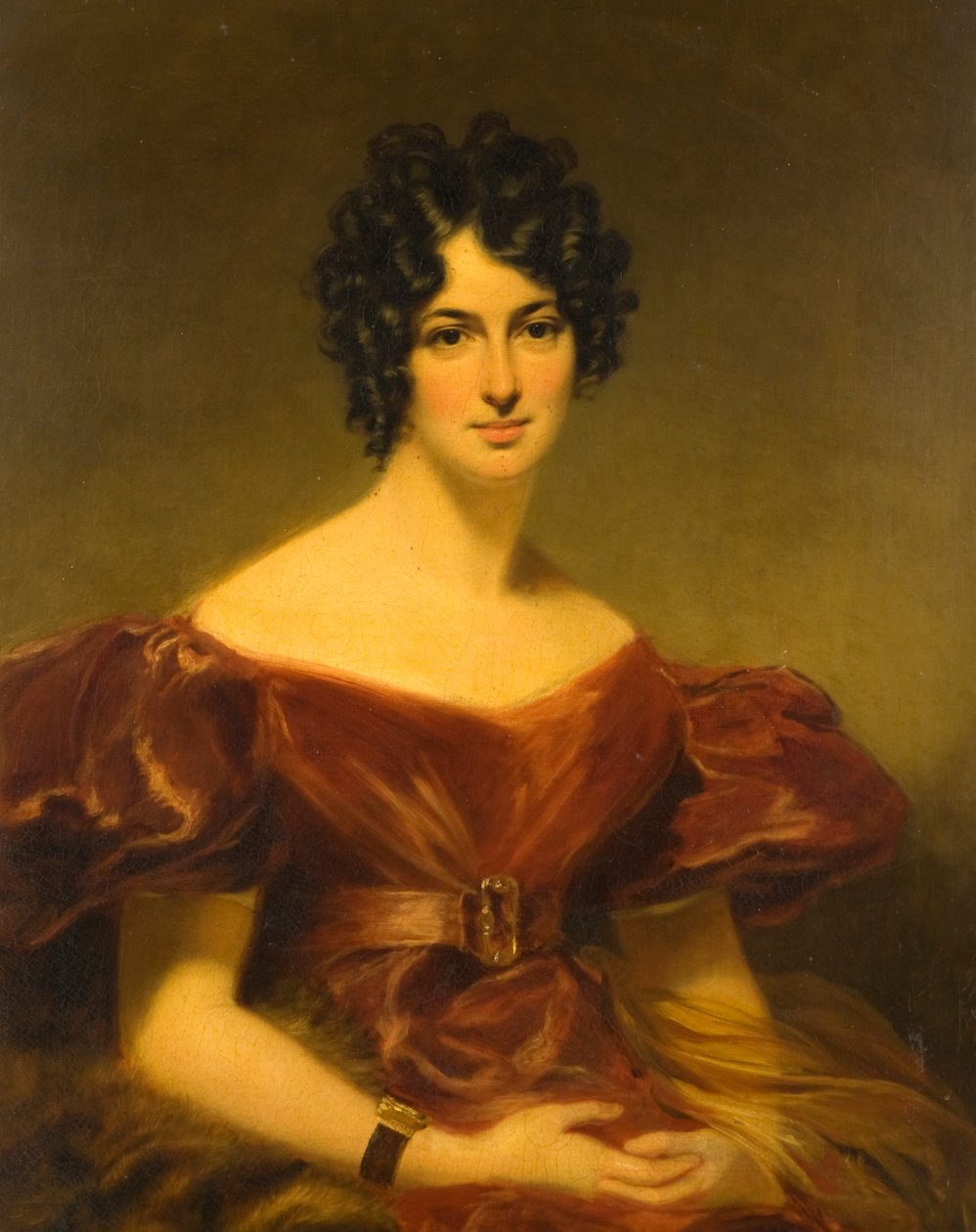 Cecilia Siddons kisasszony portréja (1794-1868) alkotó: George Clint