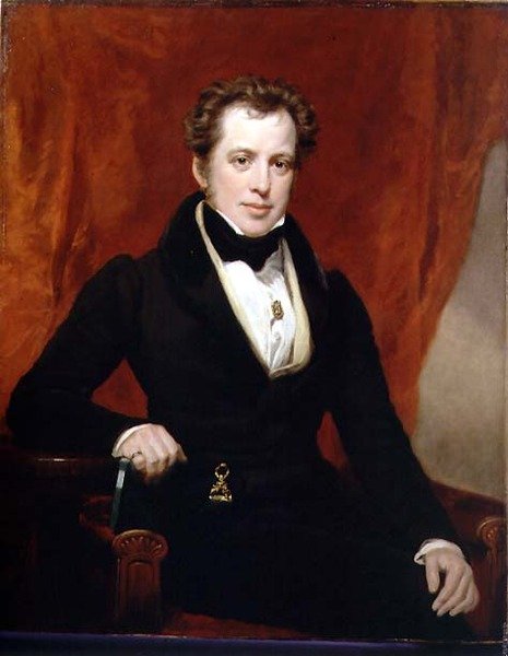 Mr. Harley színész portréja, aki a "Box & Cox" című filmben a Kalapos szerepéről híres. 1847 alkotó: George Clint