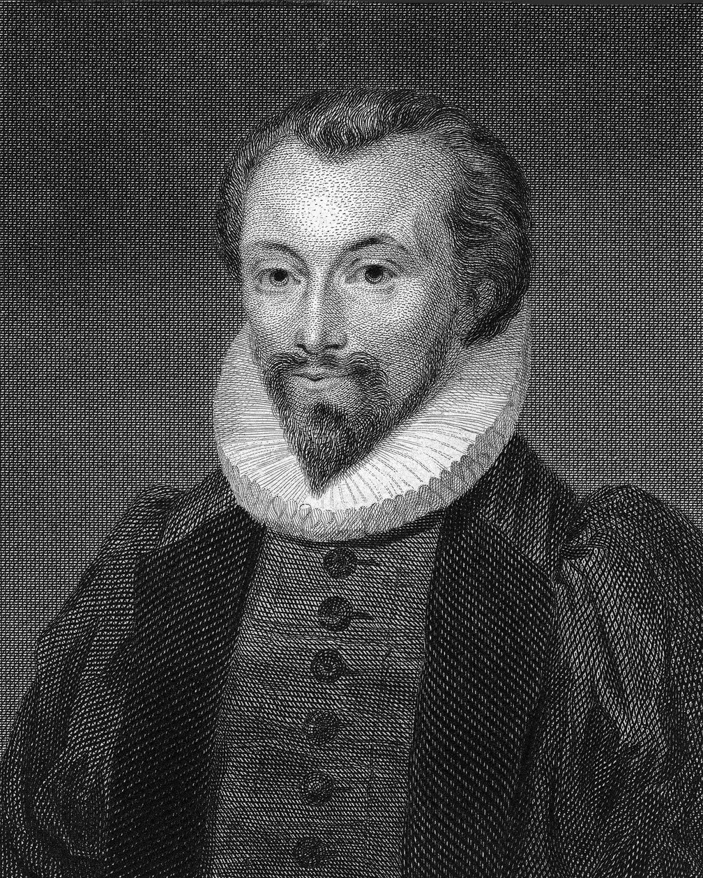 John Donne költő portréja 1572-1631. alkotó: George Clint