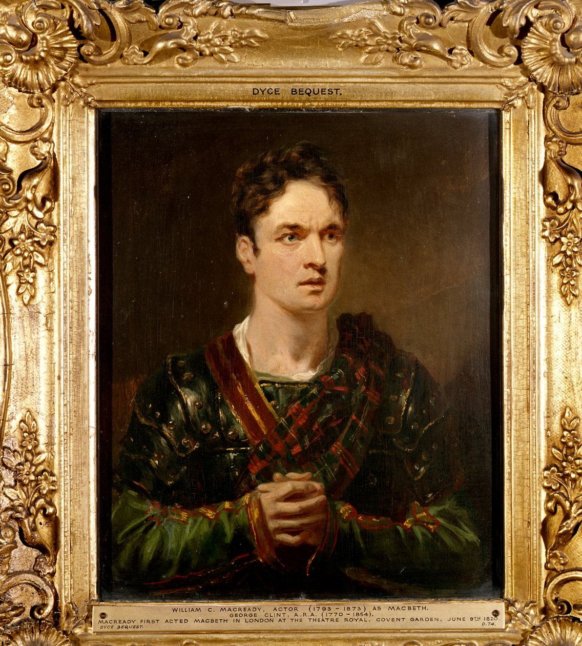 William Macready mint Macbeth, 1820 körül alkotó: George Clint